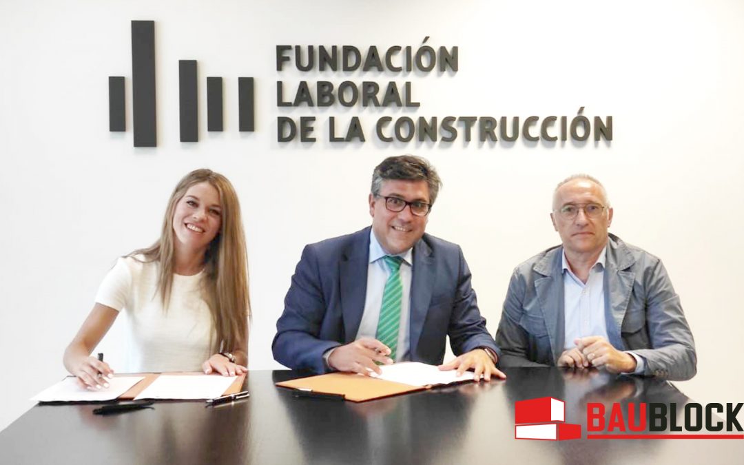 Firma del convenio de colaboración de la Fundación Laboral de la Construcción con el proyecto CALMA