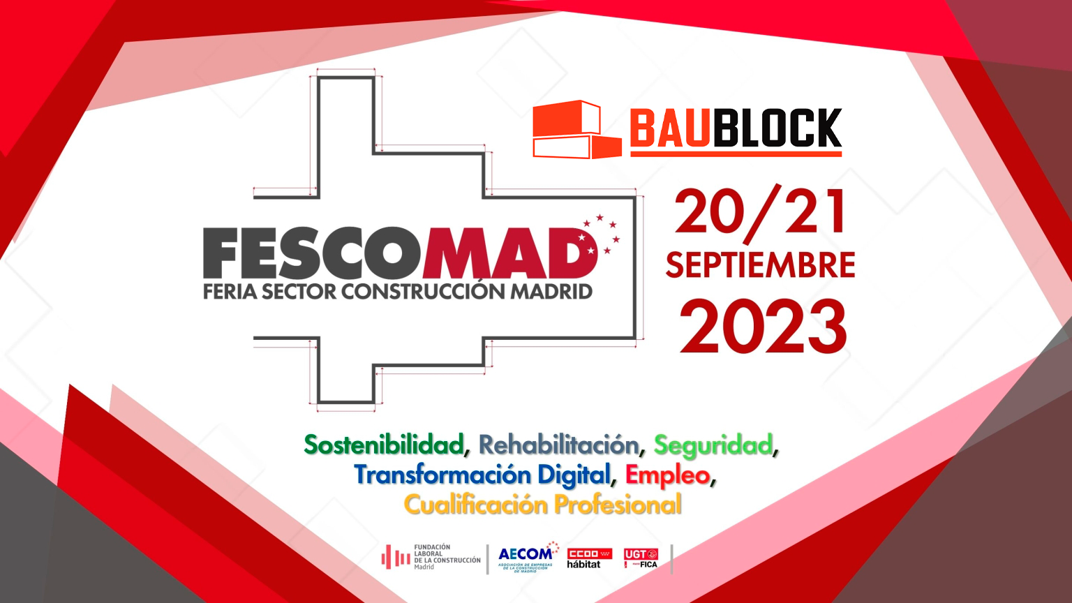 Invitamos a visitar nuestro Stand Baublock en la exposición FESCOMAD 2023 en Madrid